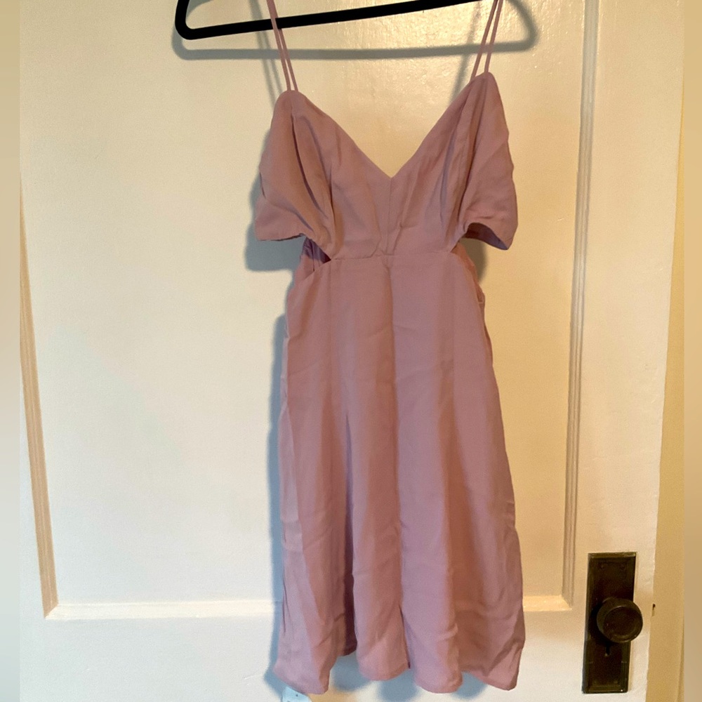 A&F pink cutout mini dress, NWT